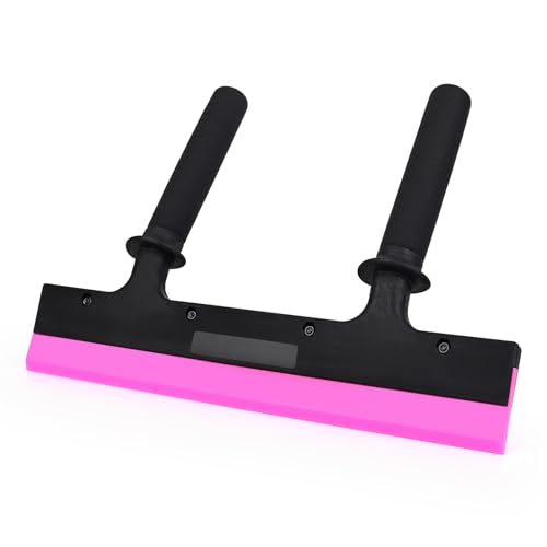 Image of EHDIS Dual-Handle 14-Inch Squeegee - Water Removal for PPF Vinyl & Printing | Wide Rubber Blade Large Area Water Removal Tool Ink Spreading for Printing Car Wrap Vinyl and Window Tint Installing