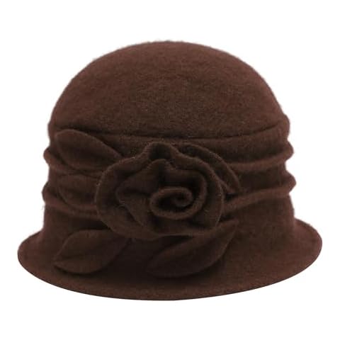 Chapeau de Bowler ZLYC en Laine Cover
