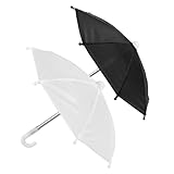 CORHAD 2 Stück Mini Regenschirm Zubehör Requisite Sonnenschirm Miniatur Babyparty Dekor Unser Puppenhaus Regenschirm Kleine Regenschirme Dekoration Kleine Winzige