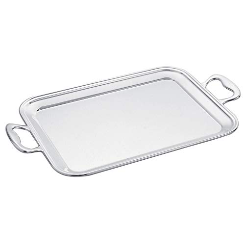 Plateau rectangulaire acier Piazza pour vos petits-déjeuners gourmands au lit