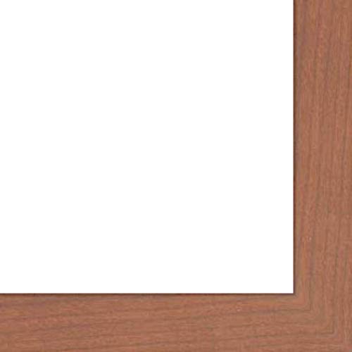 Picture Frame Moulding (Wood) 100ft Bundle - Veneer Cherry Finish - 0.75" Width - 3/8" Rabbet Depth