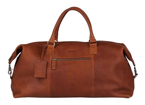 Burkely Antique Avery Weekender de 36L acabado coñac