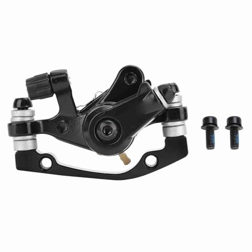 WOHPNLE Disc Brake Caliper, Precision Aluminum Bike Brake Caliper with Install Kit Universal Mechanical Rear Brake for E Bike and Road Cycling (F180 R160) (Front disc Brake (F160 R140))