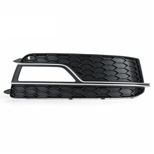 Rejilla de parachoques derecha para Audi S5, acabado plateado cromado premium