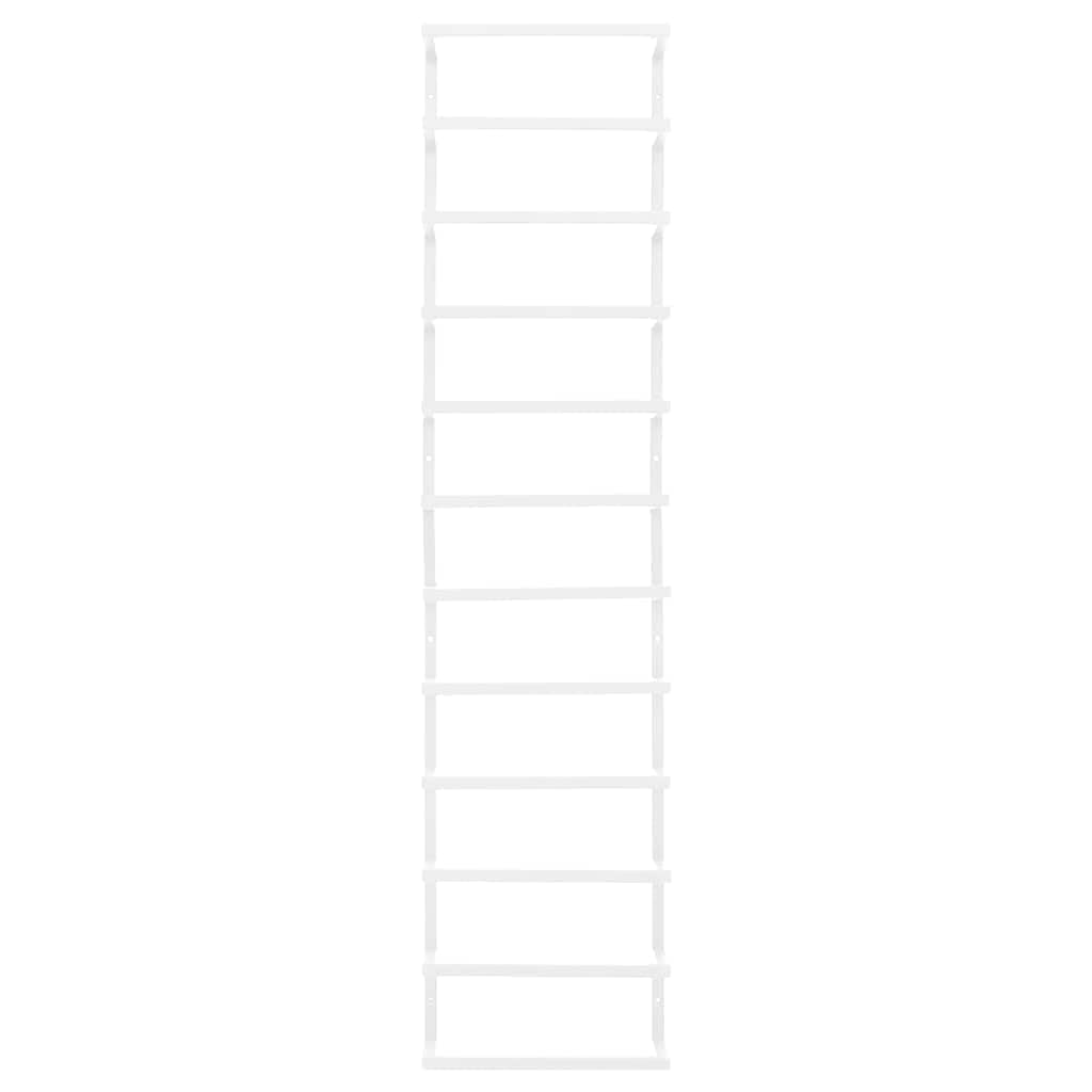 Toallero blanco 24 x 12 x 96 cm acero