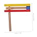 GALPADA 4sets 2pcs Wooden Castanet Percussion Instrument with Long Handle for Educational for Music Rhythm and Fun Classrooms and Playtime Activities 2pcs*4