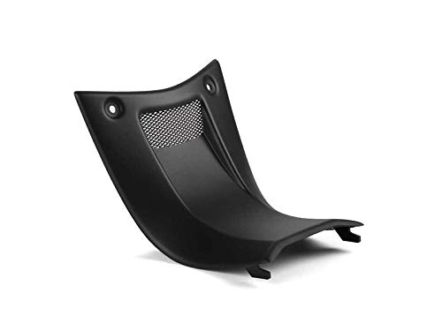 Tunnel central BCD T-Max 2017/2018 noir mat avec grille de ventilation pour scooter