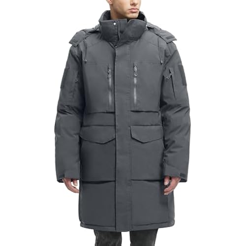 Winter Coats For Men Winter Jackets Water Resistant Warm Thicken Parka Puffer Coat Long Down Jacket