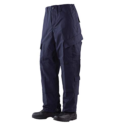 TRU-SPEC 1283008 Tactical Response Uniform Pants, Polyester Cotton Rip-Stop, 3X-Large Regular, Navy