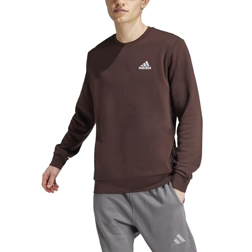 Image of adidas Mens Cotton M Feelcozy Swt Crew Neck Sweatshirt