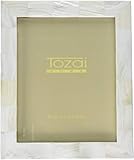 Two's Company Pearly White 8' x 10' Mother of Pearl in Gift Box Frame