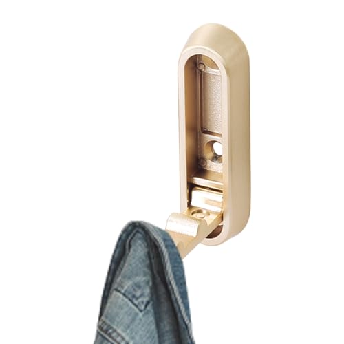 Zinc Alloy Build Supports Heavy Loads: Made from premium zinc alloy, these hooks are rust-resistant and strong enough to hold heavy items like winter coats or full backpacks without bending or breaking.