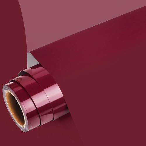 GIRAFVINYL Maroon HTV Heat Transfer Vinyl - 12” X 5ft Maroon Iron on...