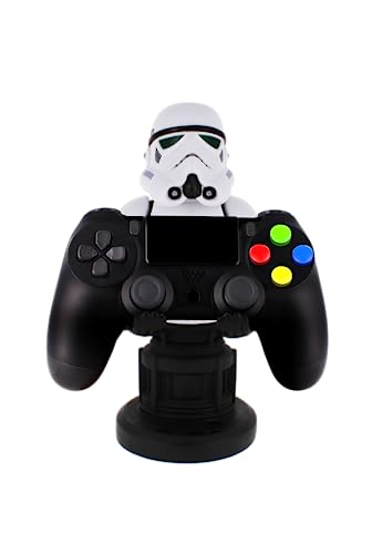 Cable Guys - Star Wars Stormtrooper Gaming Accessories Holder & Phone Holder for Most Controller (Xbox, Play Station, Nintendo Switch) & Phone