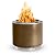 Solo Stove Bonfire with Stand | 19.5" Smokeless Fire Pit, Removable Ash Pan | Portable Stainless Steel Wood Burning Outdoor Fireplace, Ideal for 4–6 People, 21.75 lbs, Bronze