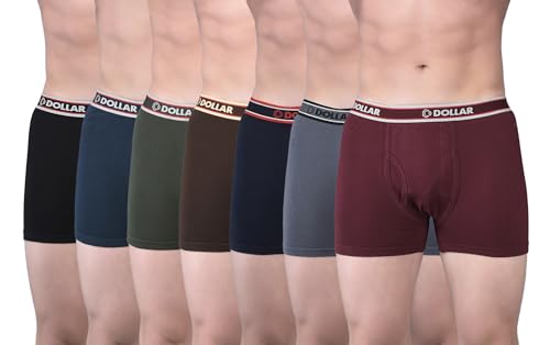Image of Dollar Bigboss Men's Solid Cotton Trunk (Colour May Vary)