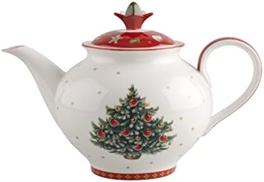 Villeroy & Boch Toy'S Delight Cukiernica, Biały/Czerwony, 10 x 13 cm