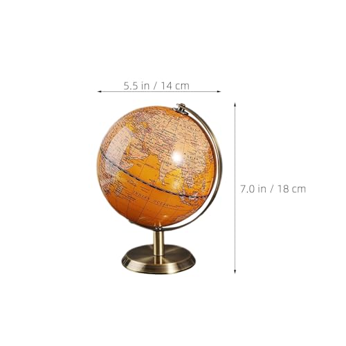 Globe terrestre rotatif décoratif pour salon et bureau - 6