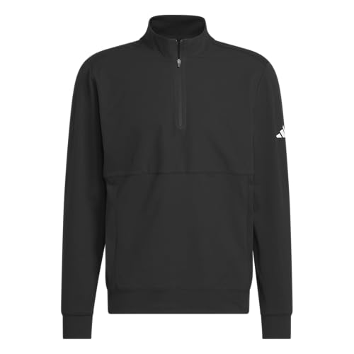 adidas Men's Ultimate365 Tour Quarter-Zip Pullover, Black, XX-Large by adidas - Used condition - Image 4