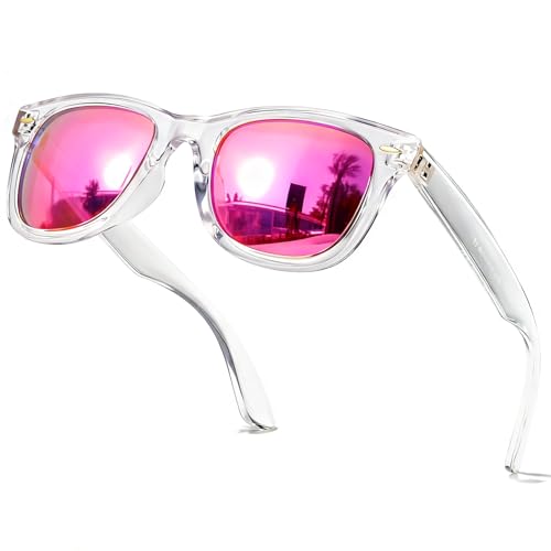Image of SIPHEW Polarized Sunglasses for Women & Men - UV400 Mirrored Beach Eyewear, Designer Unisex Fashion Sunglasses w /Medium Fit