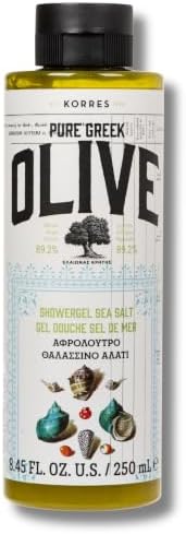 KORRES Olive Shower Gel, Sea Salt, 8.45 fl. oz.