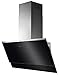 Produktbild AEG DVS597AHG Kopffreie Wand-Dunstabzugshaube / Serie 9000 mit SilenceTech / Abluft oder Umluft / 90cm / Hob²Hood / max. 310 m³/h / min. 65  max. 73 dB(A) / A / Touch-Bedienung / Schwarz/Edelstahl