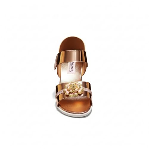 Image of ๐๐ซ๐๐ง๐๐๐ญ๐๐ญ๐ข๐จ๐ง:-Girls Trendy Sandals with Holographic Floral Strap, Welcro Style, Sandals |