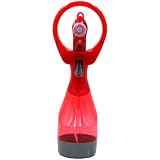 EXTRWORY Ventilatore nebulizzatore portatile portatile con spray d'acqua fine per rinfrescare la stagione calda, a basso rumore, 36 dB, leggero, struttura in polipropilene, 300 g, per uso in aula e il