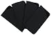 4 Pack Faux Leather Eyeglass Slip Cases In Navy Gray Black Burgundy Hunter Green