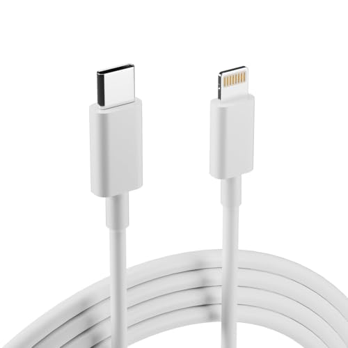 Image of Apple Usb Type C To Lightning Cable 27W [Mfi Certified + 1 Years Warranty] Fast Charger Cable For iPhone 14 /13 /12 /11 /X /XS /XR /8 /Plus, iPad Mini /Pro /Max, USB Type-C Power Delivery Cord, 1M, White