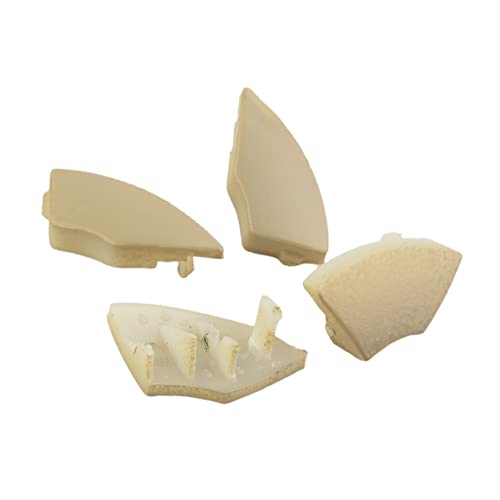 Emiif 4 piezas de cubierta de molde para botón F-i*at 500 Radio Cd molde, decoración de extracción Cover