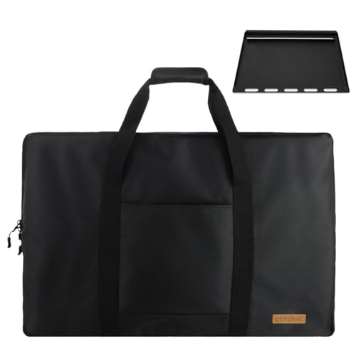 QYILUARE Heavy Duty 1680D Full-Size Griddle Carry Bag Compatible with Weber Spirit 300 Series Weber Genesis 300 Series Blackstone and Camp Chef Griddle Top 27 L x 2 W x 19 H