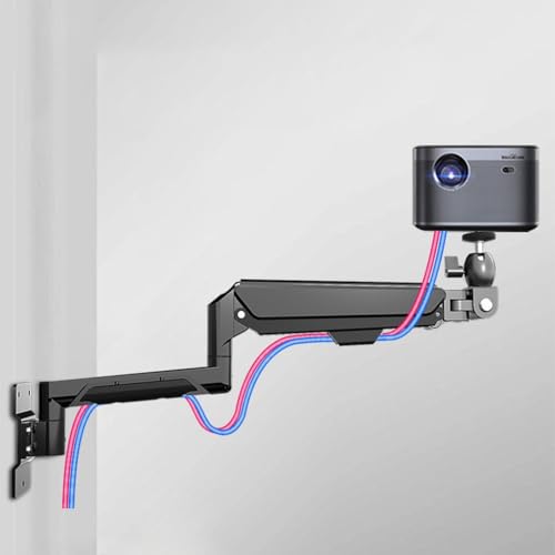 Projector Stand Home Projector Bracket Suspended Air Rocker Arm Projector Living Room Wall Mounted Rotating Rack Dj Laptop Stand miniatura 4