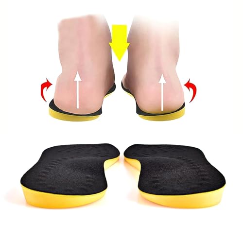 ピュアシーク o脚 矯正 インソール 傾斜付き 美脚 中敷き 扁平足 アーチサポーター 肌に優しいベルベット素材 ひざ 腰 衝撃吸収 X脚 (M)