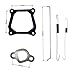 Strongthium GX160 GX120 Tune Up Parts Carb Kit for Honda GX 120 200 4.0 5.5 6.5 hp Predator 196 212 cc w/Carburetor + Pull Start + Coil + Air Filter + Spark Plug + Throttle Springs + Gaskets
