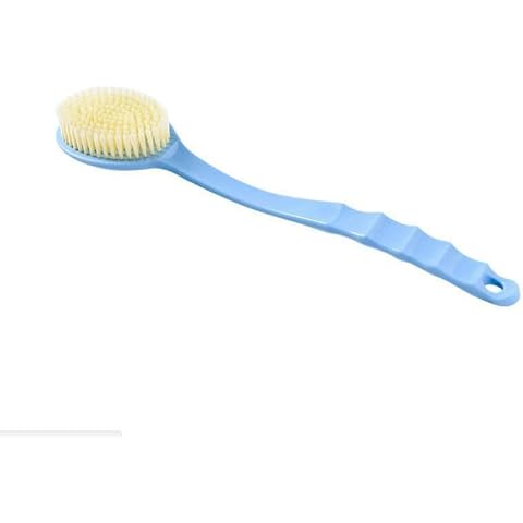 Bathroom dual-use bath brush long handle soft bristle brush exfoliating rubbing bath back bath ball brush Cover