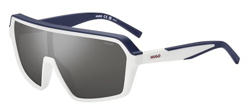Lunettes HUGO HG 1334 blanches et bleues pour vos terrasses d'été