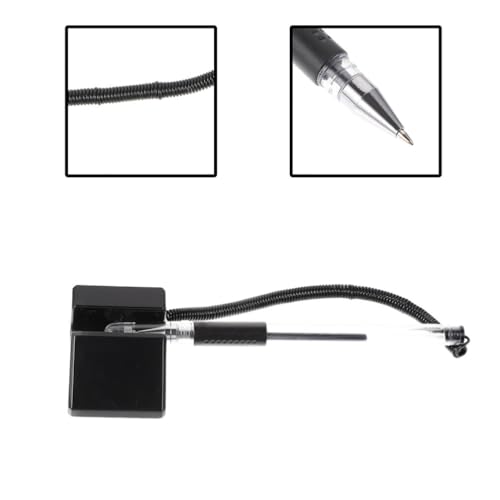 TEHAUX 4 bolígrafos de tinta gel con cadena adhesiva miniatura 6