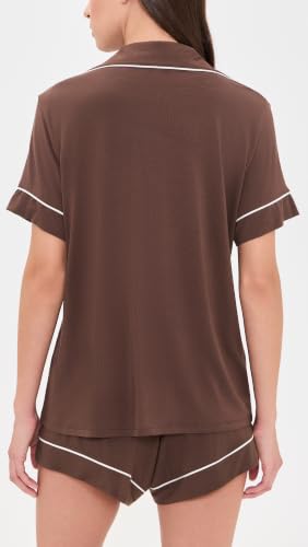 Image of Eberjey Gisele Rib Relaxed Short PJ Set