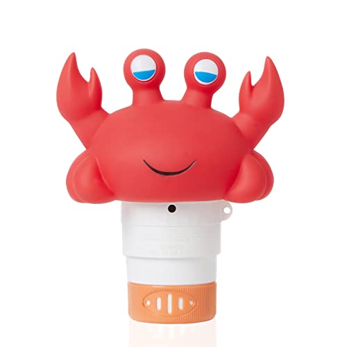 Xy-Wq Crab Chlorine Floater For 1" Tab Only, Mini Floating Pool Chlorine Dispenser #TOP24