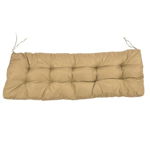 Coussin de banc extérieur étanche 130 x 50 cm pour terrasse balcon