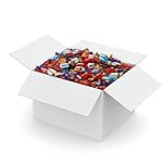 Milk Chocolate Bulk Buy Box 2.4kg – Assorted Treat-Size Chocolates & Biscuits – Halloween Trick or Treat Sweets, Christmas Stocking Fillers, Kids Party Favours, Piñata & Gift Box Mix