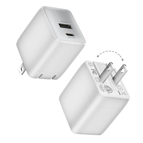 wegear USB C Fast Charging Charger, 30W Dual-Port GaN Nano Charger with Foldable Plug - image 1