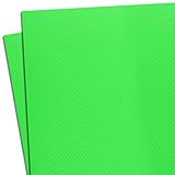 HOLSTEX Thermoform Sheet - (Carbon Fiber Texture) - (.080 Thickness) - (8in x 8in Sheet) - (Zombie Green) - (2 Sheets) - DIY Holster Making, Airsoft Armor, & Hobby