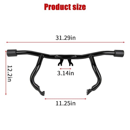 Crash Bars Moto Bloc de Protection Moteur Anti-Chute