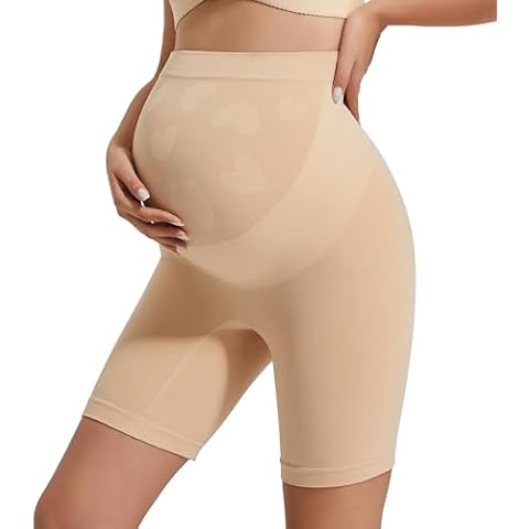 Innersy Maternity Shapewear Over Bump Shorts Cover