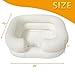 Inflatable Bedside Shampoo Basin - Hair Washing Shower System in Bed Bath for Bedridden Disabled Elderly Pregnancy(Set of 6)