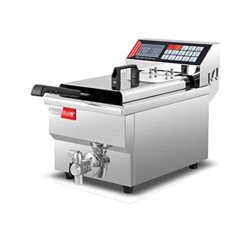 Premium Fritteuse Elektrische Fritteuse 10L/17L Frittiermaschine 3000w 0-200°c Lcd-anzeige Automatische Konstante…