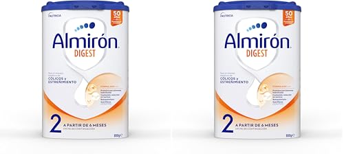 Almirón Advance Digest 2 Leche Fórmula En Polvo, Desde Los 6 Meses, color Único, 800 g (Paquete de 2)
