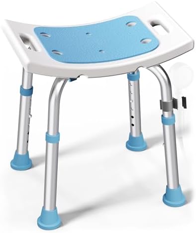 HOMLAND Shower Chair for Inside Shower, 400 lbs Adjustable Shower...